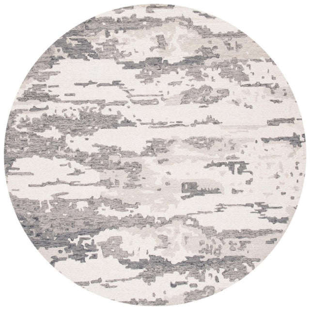 Safavieh Abstract Abt465H Charcoal/Ivory Rug.