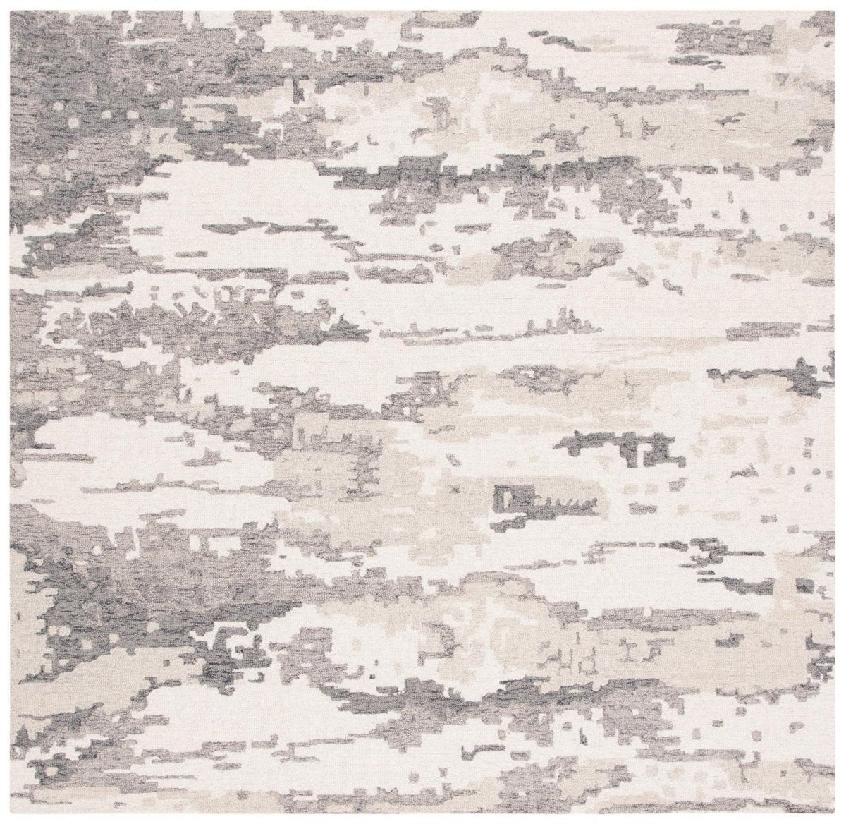 Safavieh Abstract Abt465H Charcoal/Ivory Rug.
