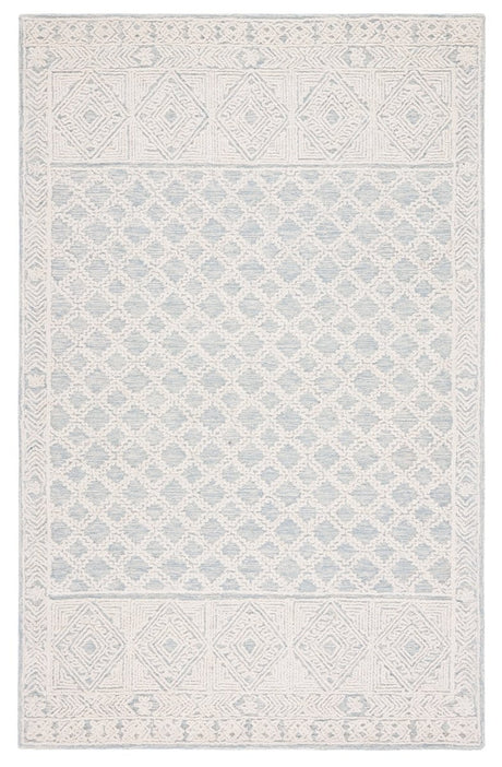 Safavieh Abstract Abt466M Blue/Ivory Rug.