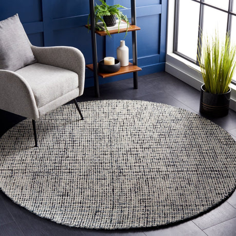 Safavieh Abstract Abt468H Dark Grey/Ivory Rug.