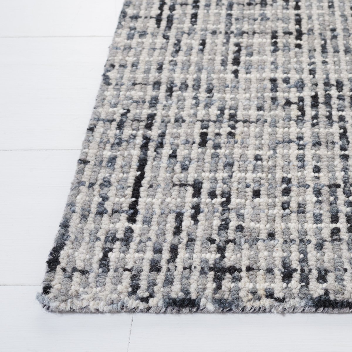 Safavieh Abstract Abt468H Dark Grey/Ivory Rug.