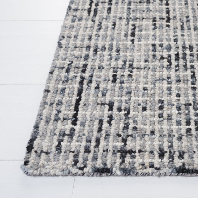 Safavieh Abstract Abt468H Dark Grey/Ivory Rug.