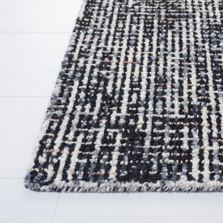 Safavieh Abstract Abt468L Black/Grey Rug.