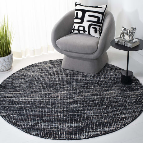 Safavieh Abstract Abt468L Black/Grey Rug.
