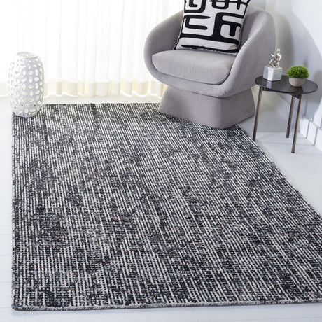 Safavieh Abstract Abt468L Black/Grey Rug.