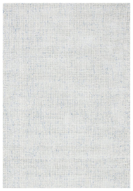 Safavieh Abstract Abt469G Silver/Blue Rug.
