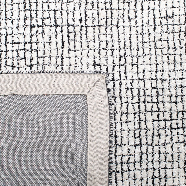 Safavieh Abstract Abt470Z Ivory/Black Rug.