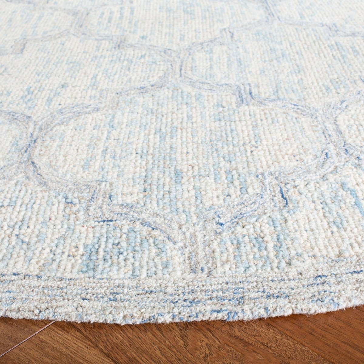 Safavieh Abstract Abt474B Ivory/Light Blue Rugs.