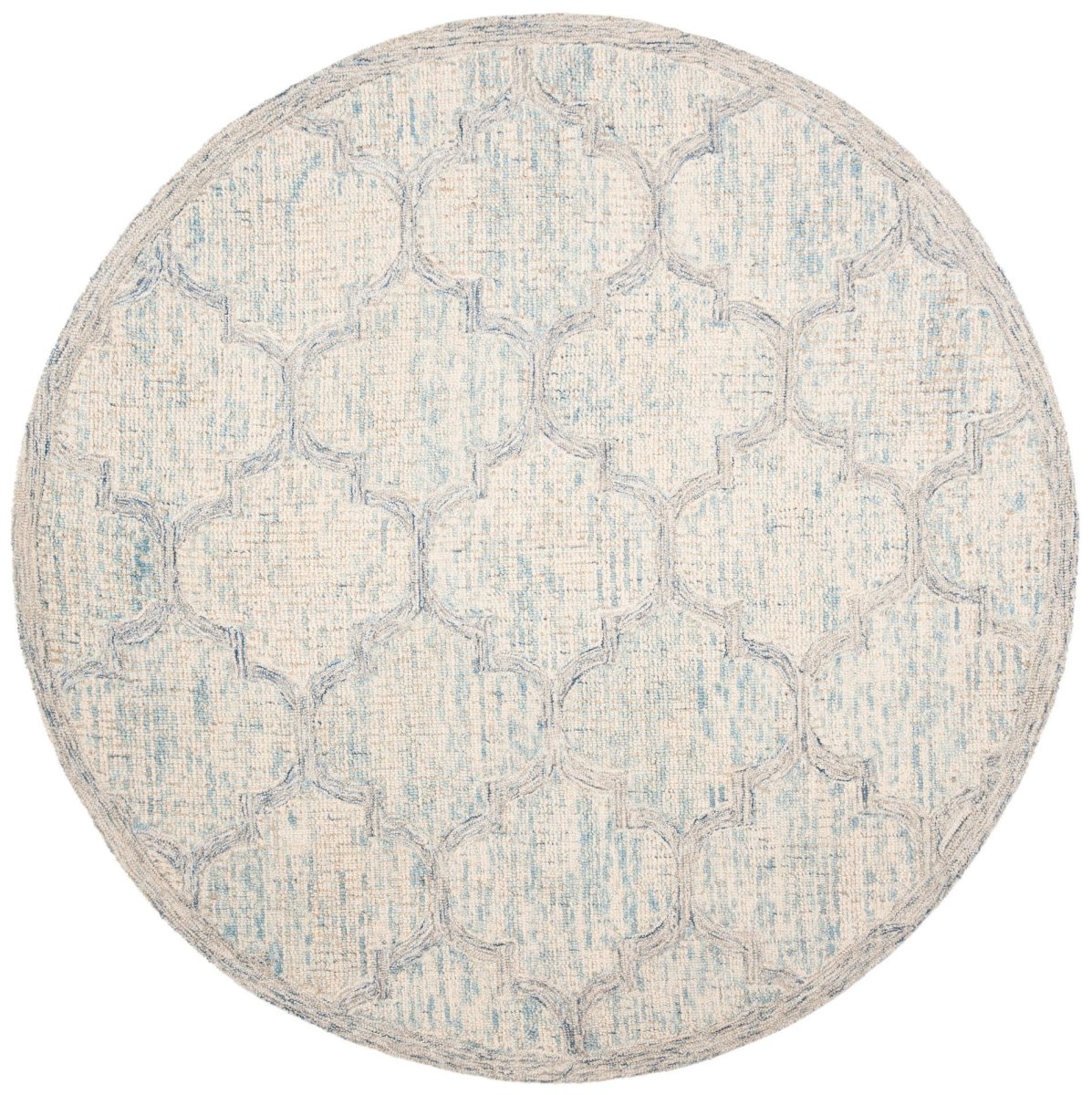 Safavieh Abstract Abt474B Ivory/Light Blue Rugs.