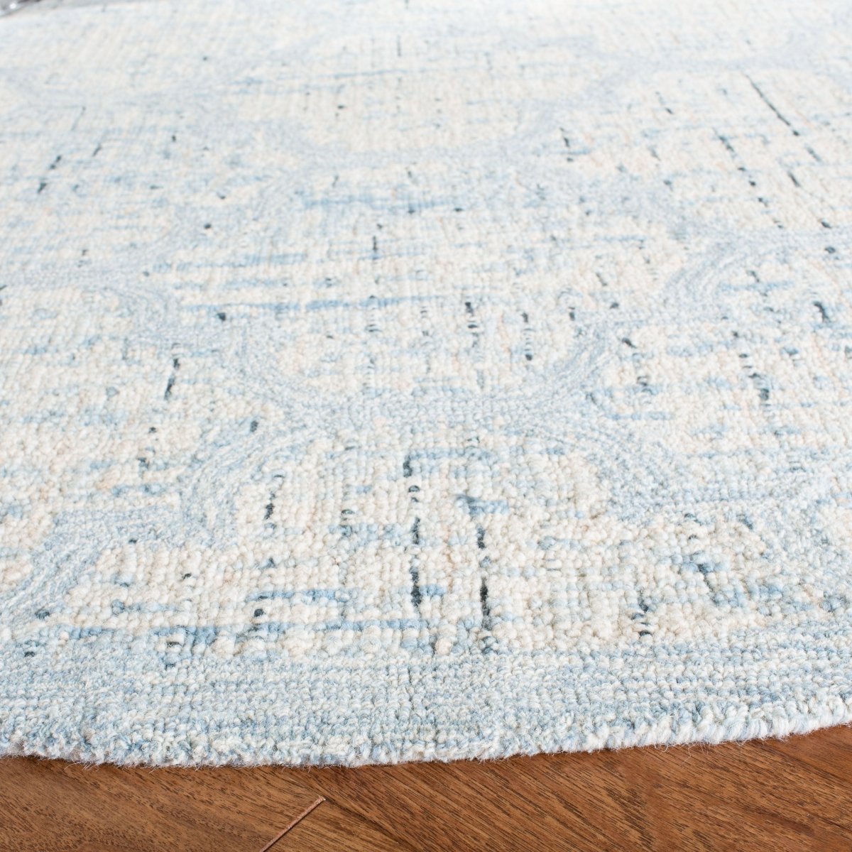 Safavieh Abstract Abt474K Ivory/Turquoise Rugs.