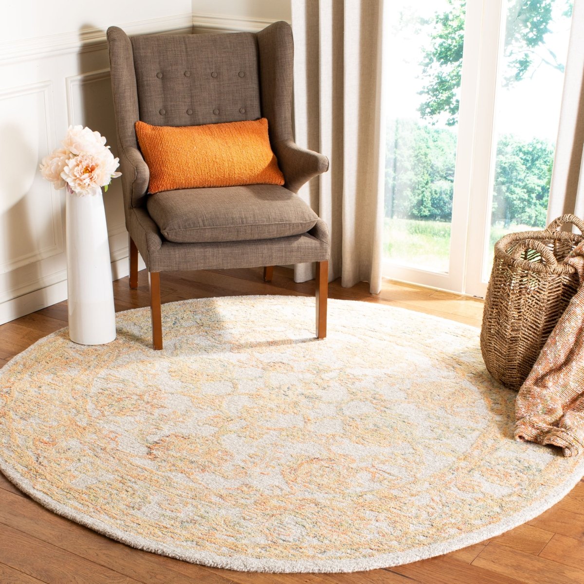 Safavieh Abstract Abt477A Beige/Gold Rugs.
