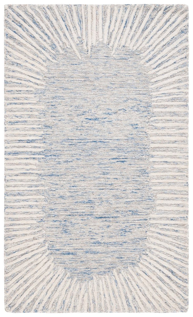 Safavieh Abstract Abt478M Blue/Ivory Rug.