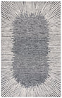 Safavieh Abstract Abt478Z Black/Ivory Rug.