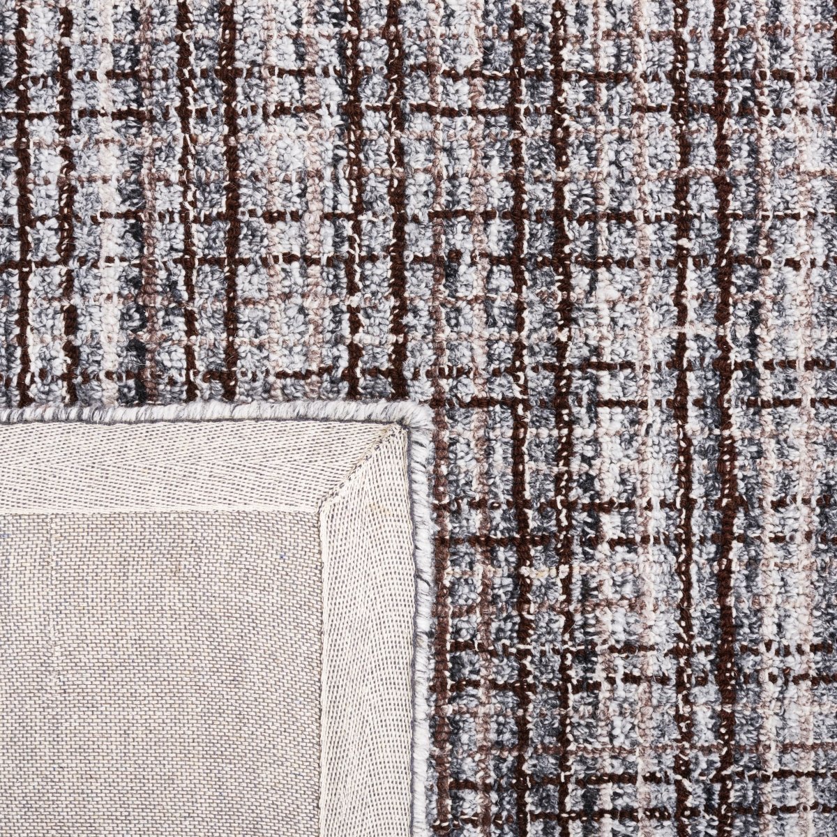 Safavieh Abstract Abt486F Grey/Brown Rug.