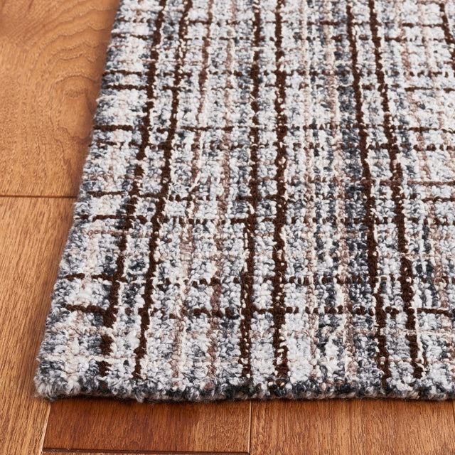 Safavieh Abstract Abt486F Grey/Brown Rug.