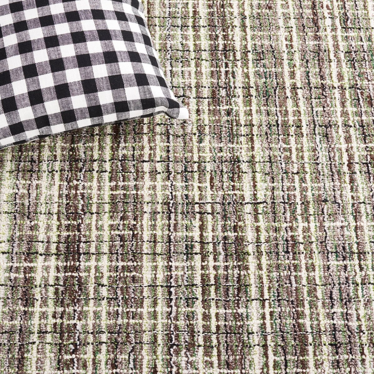 Safavieh Abstract Abt488T Brown/Green Rug.