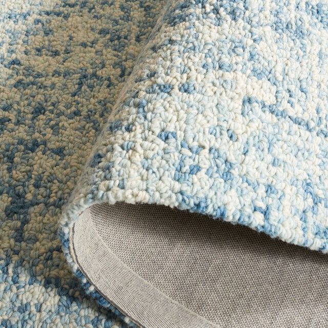 Safavieh Abstract Abt495M Blue/Ivory Rug.