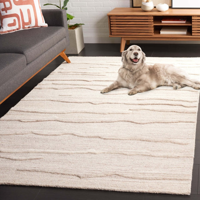 Safavieh Abstract Abt496B Beige Rug.