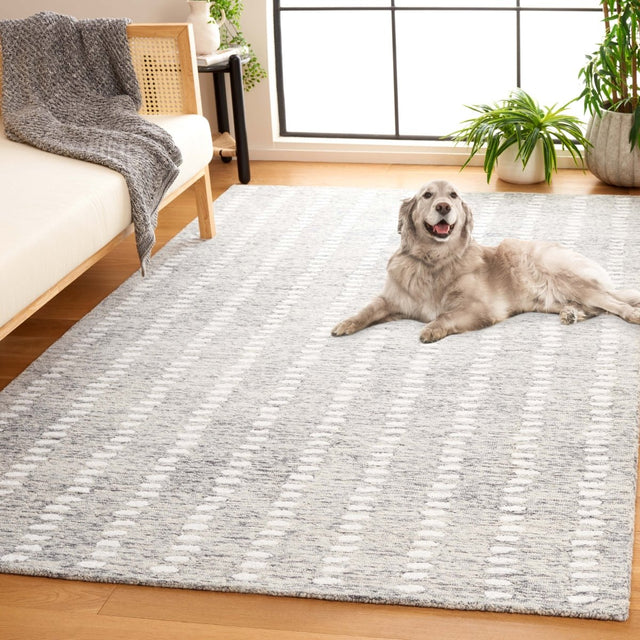 Safavieh Abstract Abt498F Grey/Ivory Rug.
