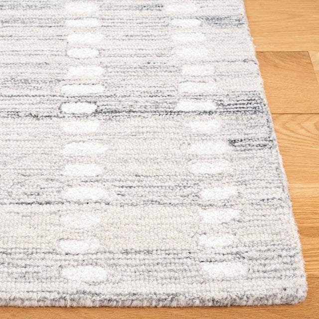 Safavieh Abstract Abt498G Silver/Ivory Rug.