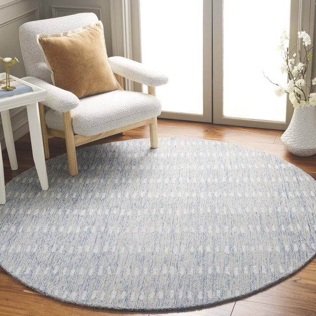 Safavieh Abstract Abt498M Blue/Ivory Rug.
