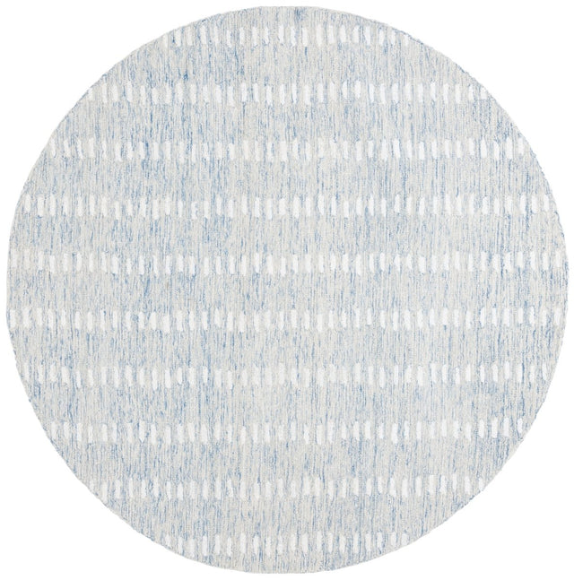 Safavieh Abstract Abt498M Blue/Ivory Rug.