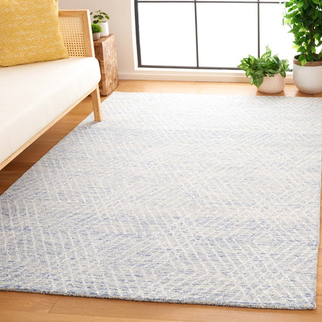 Safavieh Abstract Abt499M Blue/Ivory Rug.