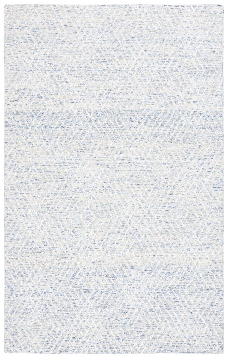 Safavieh Abstract Abt499M Blue/Ivory Rug.