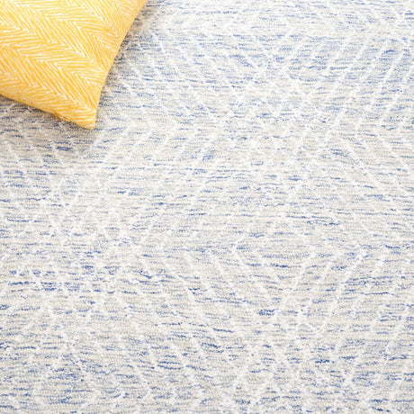 Safavieh Abstract Abt499M Blue/Ivory Rug.