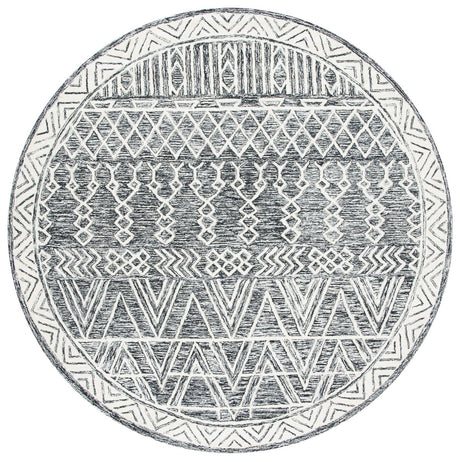 Safavieh Abstract Abt558A Ivory/Black Rug.
