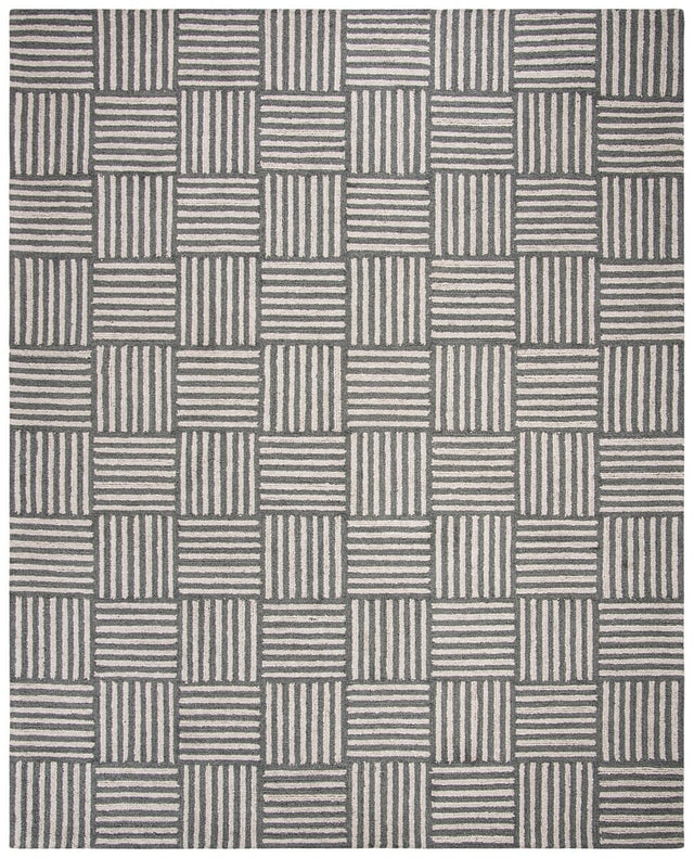 Safavieh Abstract Abt602A Ivory / Dark Grey Rugs.