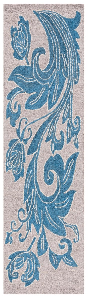 Safavieh Abstract Abt603B Beige/Blue Rug.