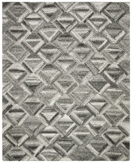 Safavieh Abstract Abt607F Grey/Black Rug.
