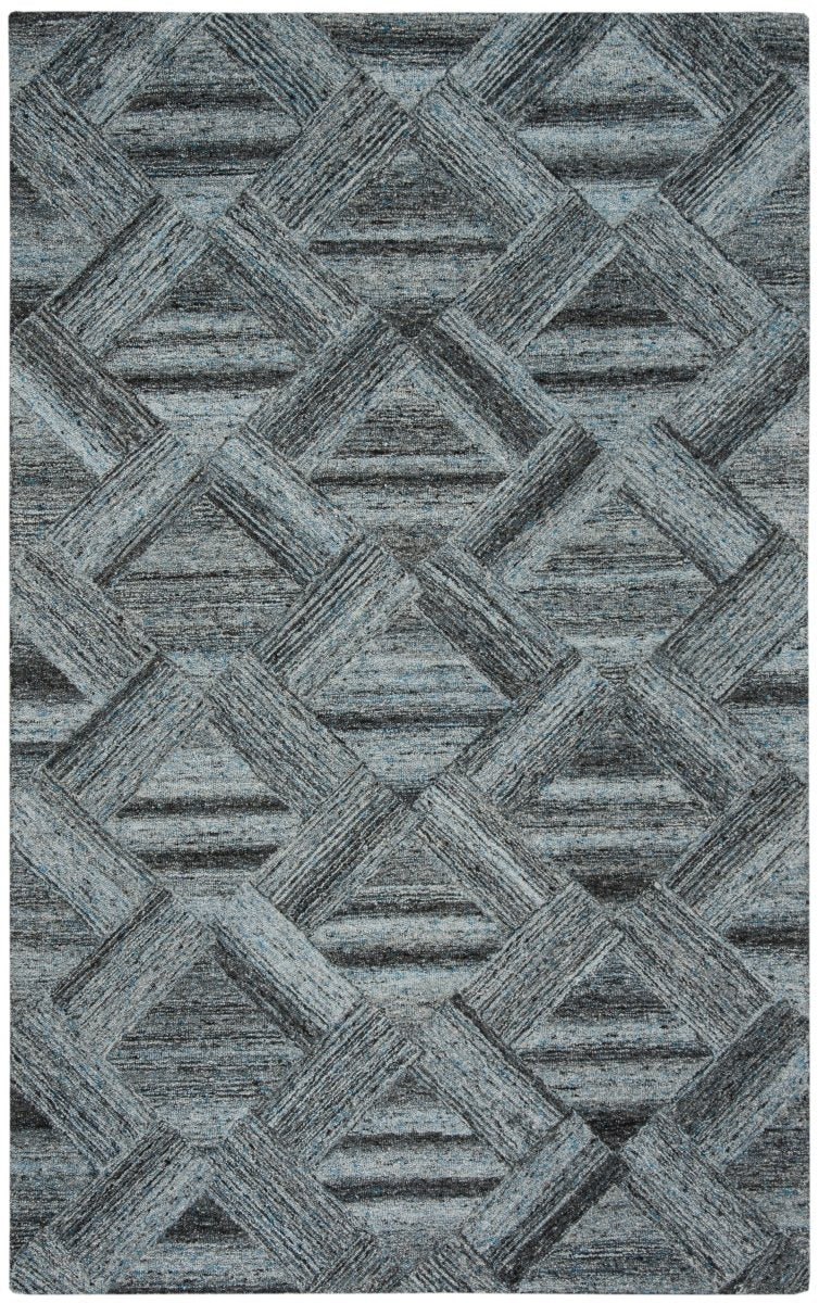 Safavieh Abstract Abt607M Blue/Black Rug.