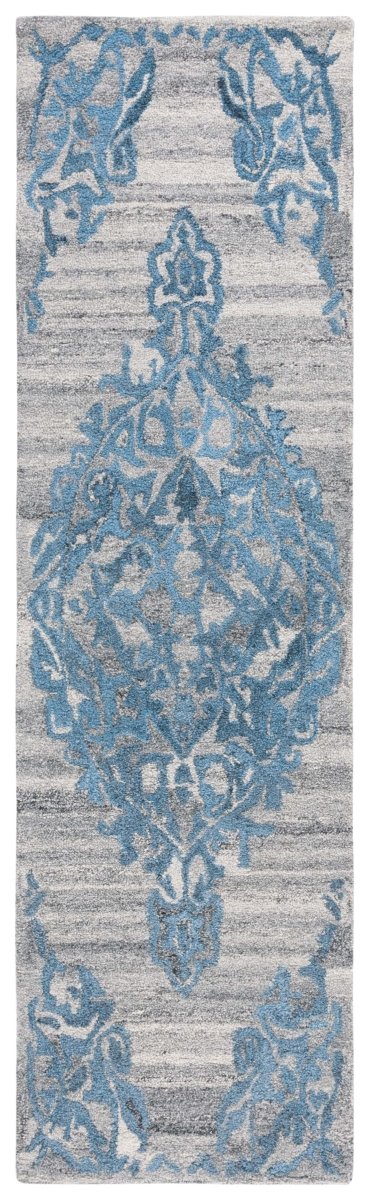 Safavieh Abstract Abt608F Grey/Blue Rug.