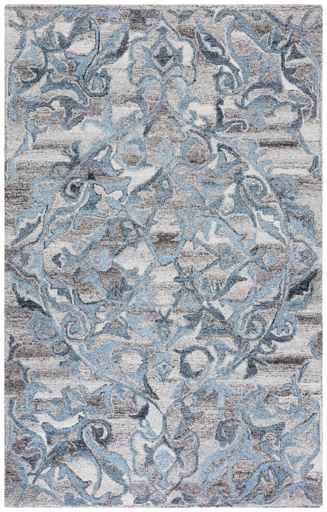 Safavieh Abstract Abt608F Grey/Blue Rug.
