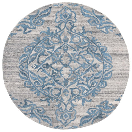 Safavieh Abstract Abt608F Grey/Blue Rug.