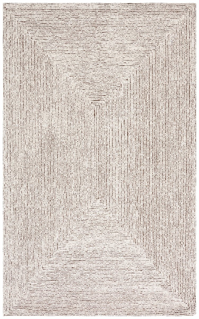 Safavieh Abstract Abt609A Ivory/Black Rug.