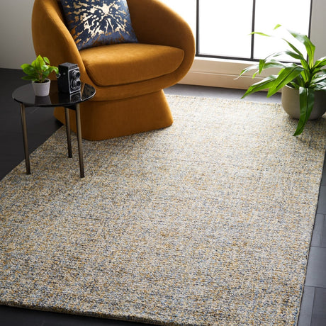Safavieh Abstract Abt611M Blue/Gold Rug.