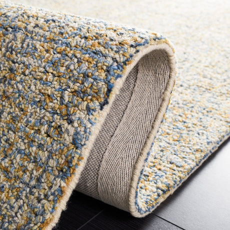 Safavieh Abstract Abt611M Blue/Gold Rug.