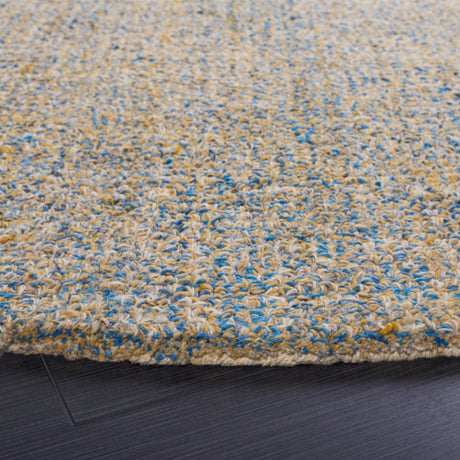 Safavieh Abstract Abt611M Blue/Gold Rug.