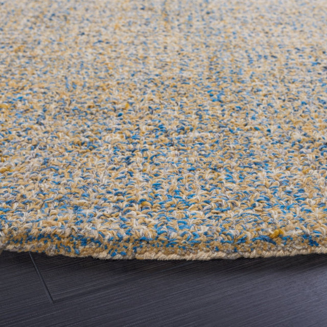 Safavieh Abstract Abt611M Blue/Gold Rug.