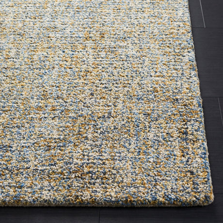 Safavieh Abstract Abt611M Blue/Gold Rug.