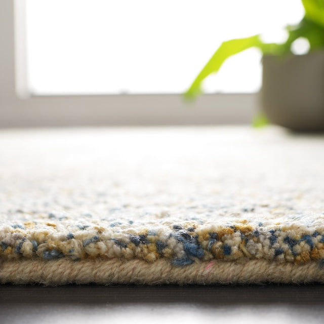 Safavieh Abstract Abt611M Blue/Gold Rug.
