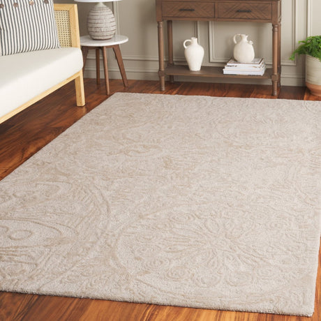 Safavieh Abstract Abt612B Beige/Ivory Rug.
