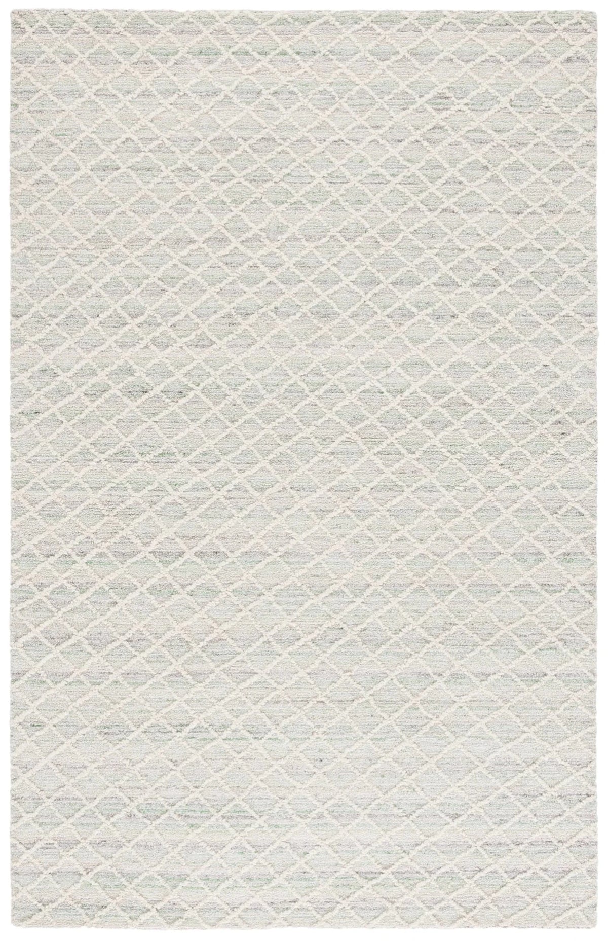Safavieh Abstract 4'-0" x 6'-0" Rug in Green / Ivory