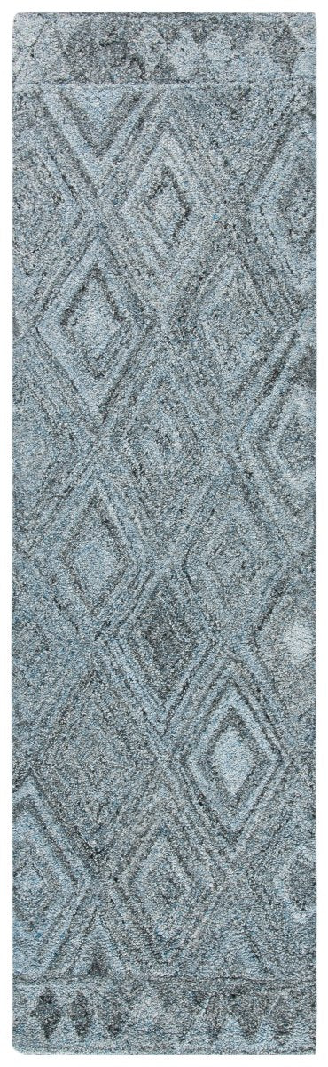 Safavieh Abstract Abt618M Blue/Black Rug.