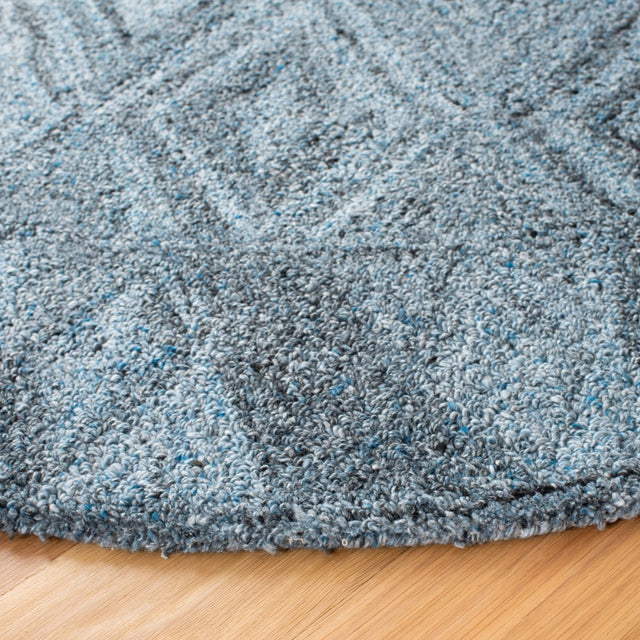 Safavieh Abstract Abt618M Blue/Black Rug.