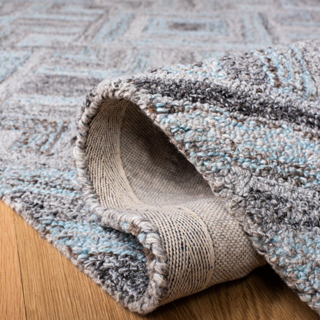 Safavieh Abstract Abt642F Grey/Turquoise Rugs.