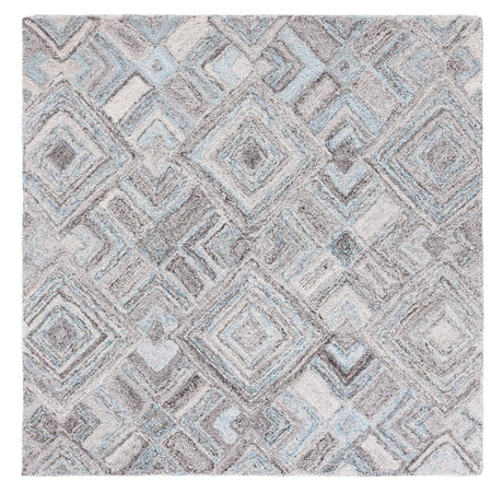 Safavieh Abstract Abt642F Grey/Turquoise Rugs.